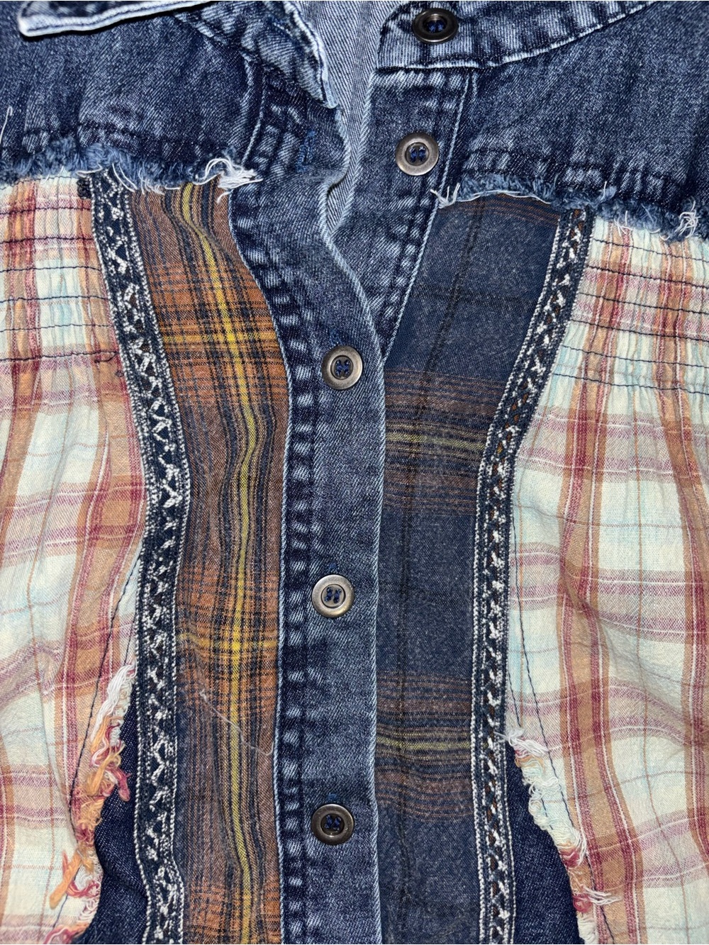 Oli & Hali Cottage Patchwork Denim Dress - Picture 5 of 5